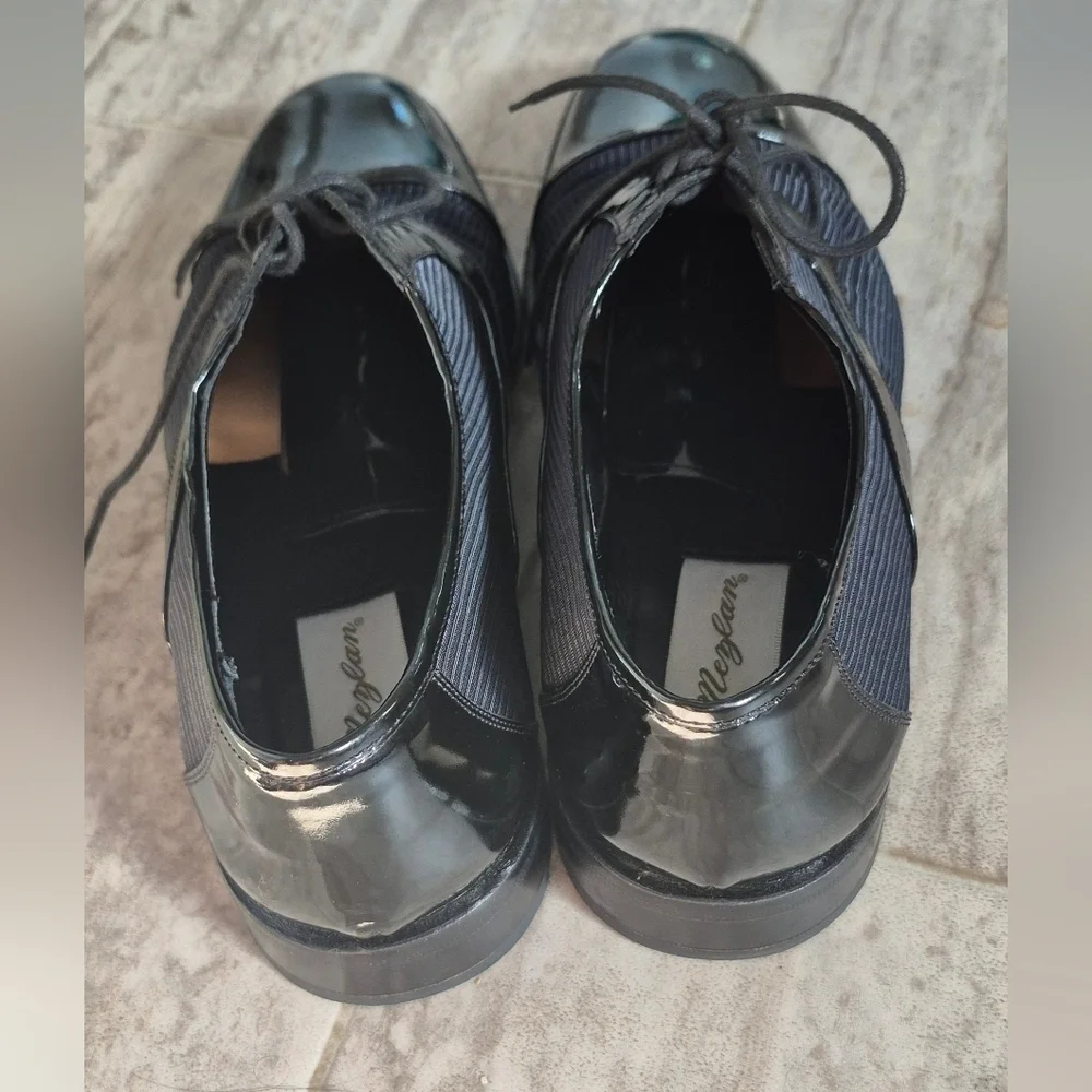 Meghan LA Men's Black Patent Leather Dress Shoes